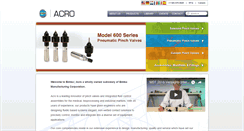 Desktop Screenshot of acroassociates.com