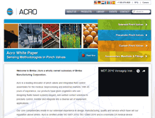 Tablet Screenshot of acroassociates.com